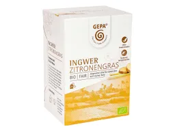 gepa GEPA Bio-Ingwertee Zitronengras, 20 x 1,5 g – Produktbild 1 von 1