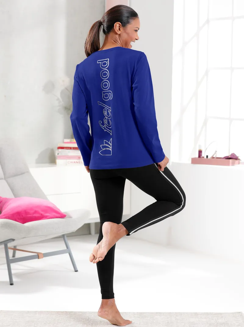 feel good Shirt royalblau, Royalblau, – Produktbild 2 von 2