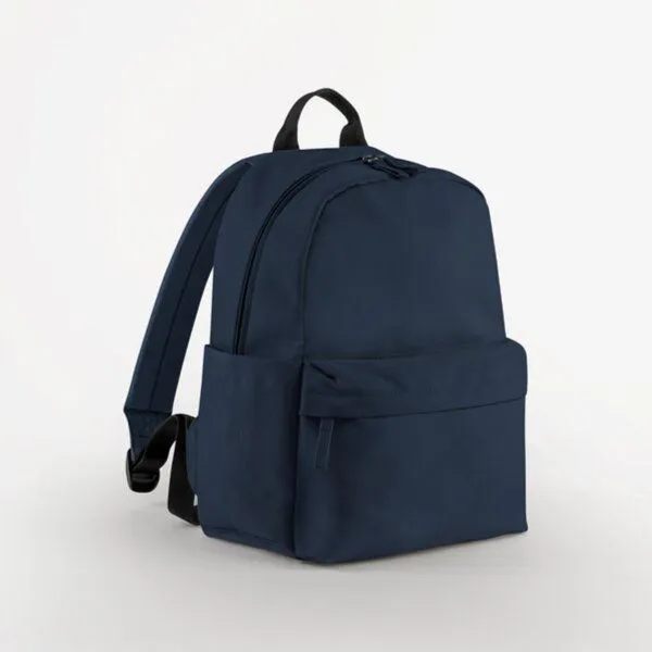 BagBase BagBase Mini Rucksack Seitentaschen gepolsterte, verstellbare Schulterriemen Haltegriff, Navy, – Produktbild 1 von 2