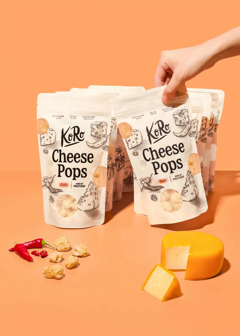 KoRo Cheese Pops Gouda-Chili | 10 x 50 g – Produktbild 1 von 5