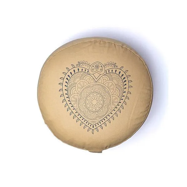 Just Be Just Be Meditationskissen Herz Beige, Beige, – Produktbild 2 von 3