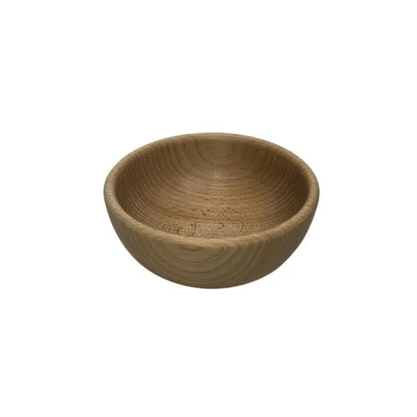 NATUREHOME NATUREHOME Holzschale Buche - Handgefertigte Schale aus Buchenholz, Lebensmittelecht, Obstschale & Deko, Groessen 12 cm bis 25 cm – Produktbild 1 von 3