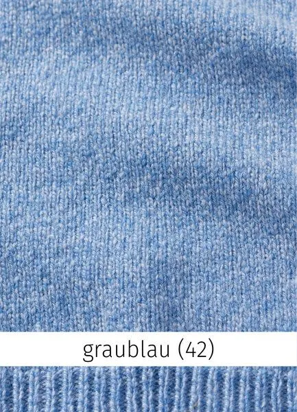 Heidekönigin Heidekönigin Strickjacke MELIERT, Graublau, – Produktbild 1 von 3