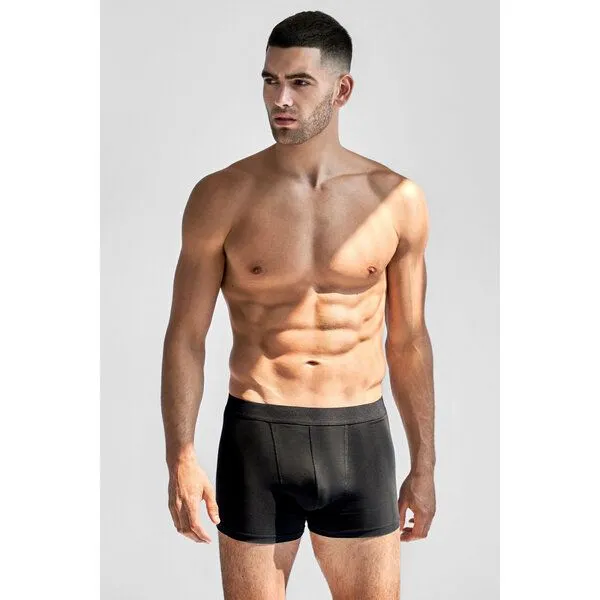 Bread & Boxers Bread & Boxers 3-Pack Boxershorts BRIEF aus Bio-Baumwolle, Mehrfarbig blau/grau (mixed), – Produktbild 1 von 3