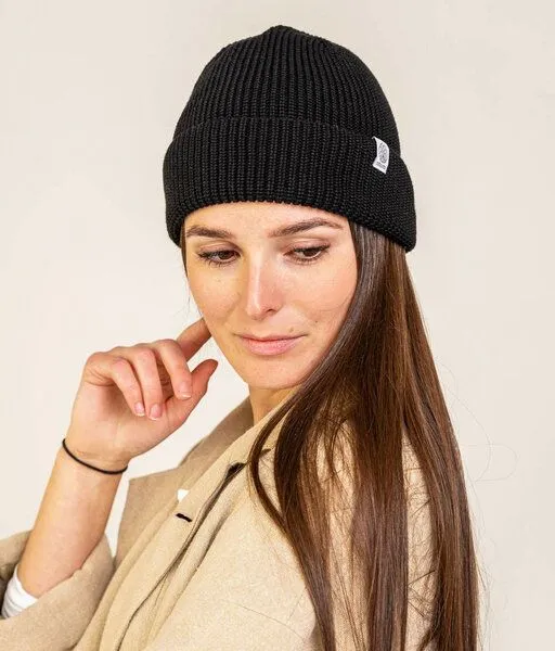 obumi obumi Mütze aus Bio Baumwolle, Black, – Produktbild 4 von 4