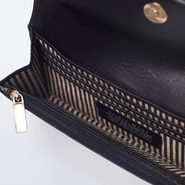 O MY BAG O MY BAG Portmonnaie Pau's Pouch Stromboli Leather, Black stromboli leather, – Produktbild 3 von 4