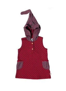 Leela Cotton Leela Cotton Tunika Kapuzenkleid Bio-Baumwolle – Produktbild 1 von 1