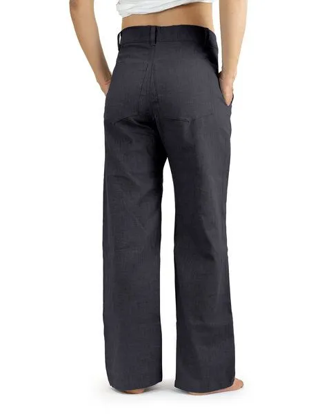 SCHAZAD Leinenhose APPROVAL von SCHAZAD, Anthrazit, – Produktbild 3 von 3