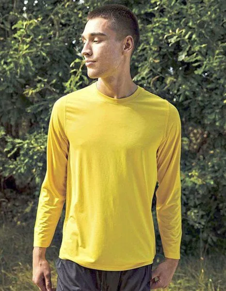 Neutral Neutral® Herren / Unisex Langarm T-Shirt Rundhals Recycled Sportshirt Unterziehshirt, Weiss, – Produktbild 1 von 3