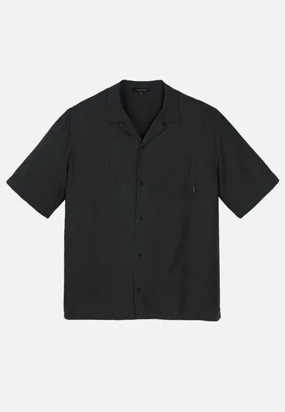 recolution Herren Hemd aus Leinen und LENZING ECOVERO Viskose Mix - CACTUS - recolution, Black (schwarz), – Produktbild 1 von 4