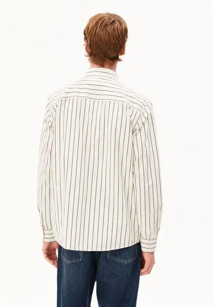 ARMEDANGELS ARMEDANGELS STRIPED Herren Hemd aus 100% Bio-Baumwolle, Pure, – Produktbild 2 von 4
