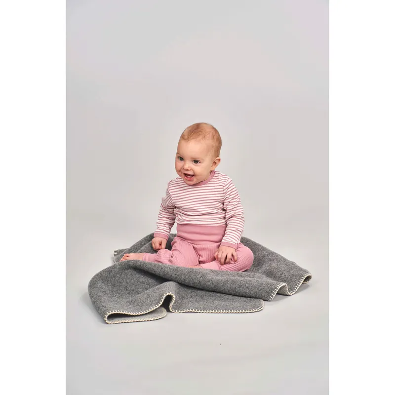 Sense Organics Sense Organics Jogginghose Rippqualität, Rosa, – Produktbild 3 von 3