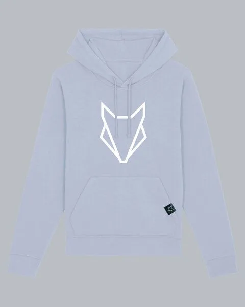 VEROIKON Unisex Fuchs-Hoodie back to Nature VEROIKON, Serenen-blau, – Produktbild 1 von 3