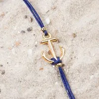 Bow & Hummingbird Bow & Hummingbird Armband auf Karte - Anker - Du bist mein Anker, Blau, – Produktbild 1 von 1