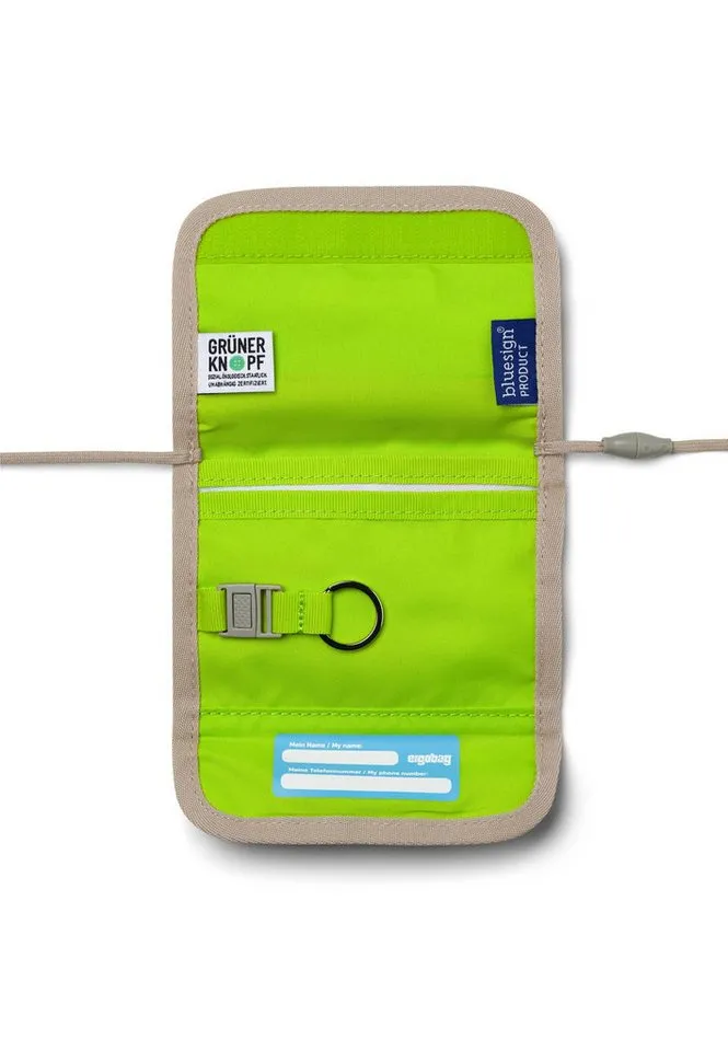 Ergobag Ergobag Geldbörse Brustbeutel (Portemonnaie), wasserabweisend, Beige, – Produktbild 3 von 3