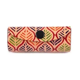 El Puente El Puente Lippenstiftetui "Blätter" | Fair Trade & Handmade aus Indien – Produktbild 1 von 1