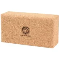 Lotus Design Yogablock KORK NATUR Standard Lotus Design® - 23x12x7,5 cm – Produktbild 1 von 2