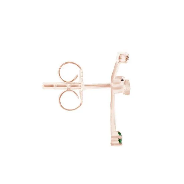 Eppi Eppi Goldener Ohrring mit Sternzeichen Taurus, Rosa, – Produktbild 2 von 2