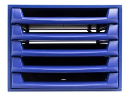 Exacompta Exacompta Schubladenbox The Box "Forever", DIN A4+, 5 Schubladen offen, kobaltblau – Produktbild 1 von 1