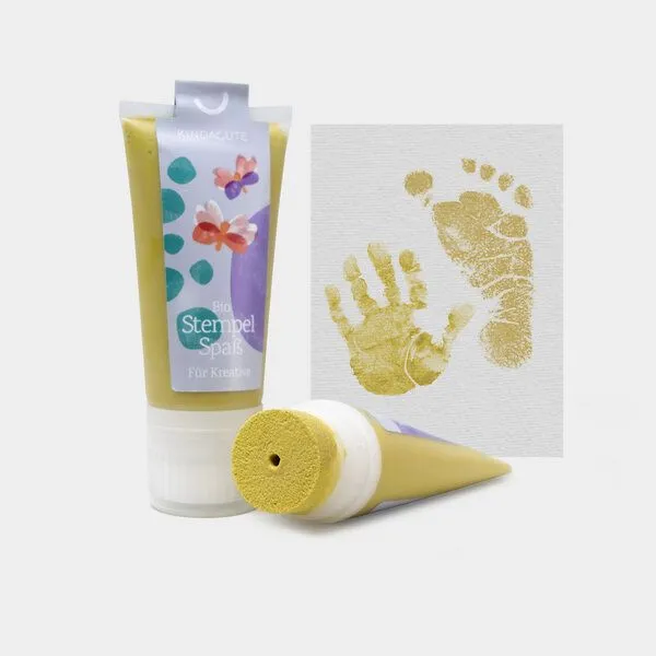 KINDACUTE KINDACUTE Bio Stempelspaß für Babys & Kids, Lemon curry, – Produktbild 1 von 4