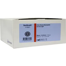Coloplast SENSURA Click Basisp.konvex light RR50 15-33mm 5 St Basisplatte – Produktbild 1 von 1