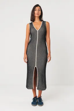 SKFK SKFK Damen vegan Kleid Ada Schwarz – Produktbild 1 von 1