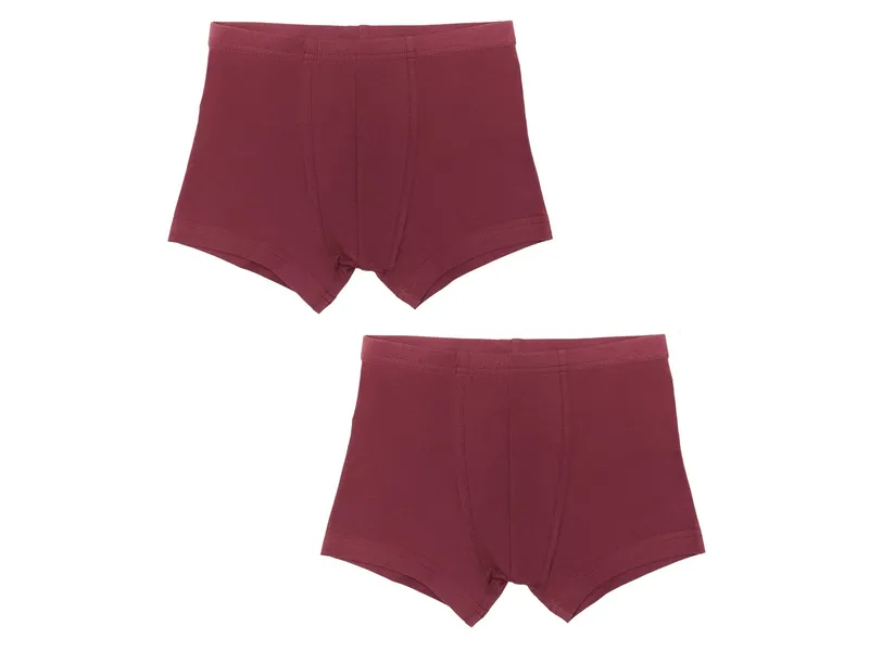 Leela Cotton Leela Cotton Jungen Retroshorts 2er Pack, Rot, – Produktbild 1 von 1