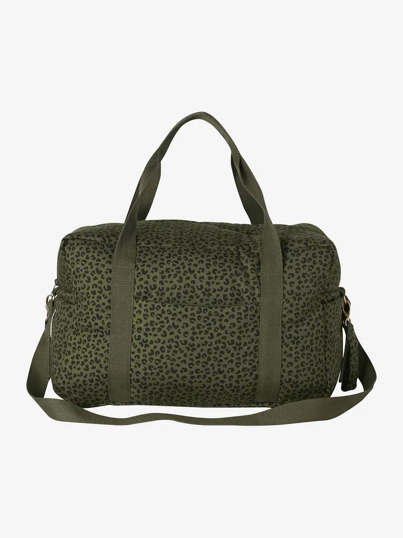 Vertbaudet Wickeltasche CATALINA, Grün leo, – Produktbild 3 von 4