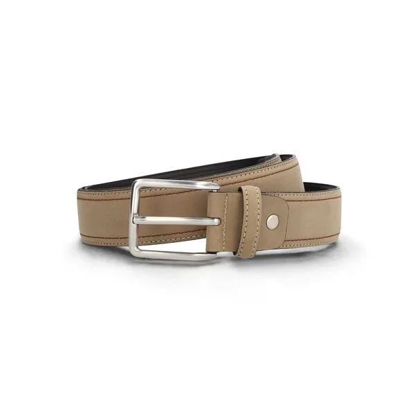 Nae Vegan Shoes Nae Vegan Shoes NAE Gavet Herren-Gürtel aus vegane Nubuk, Beige, – Produktbild 1 von 2