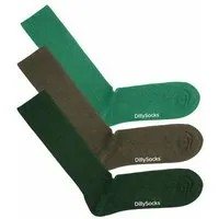 DillySocks DillySocks Socken „Premium Ribbed Collection“, Sea green - olive green - forest green, – Produktbild 1 von 1