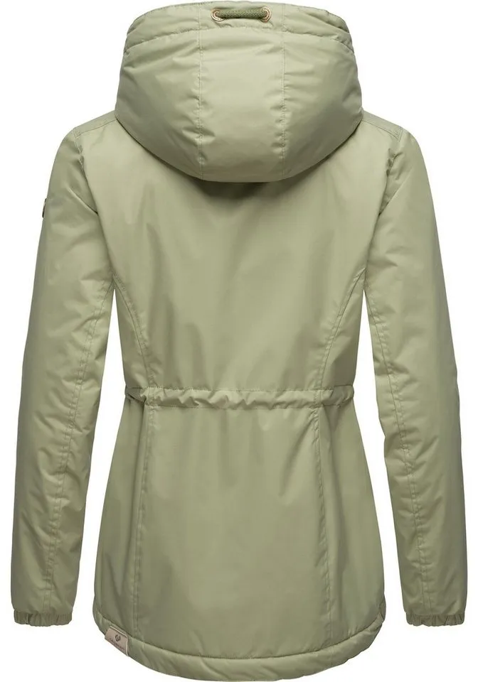 ragwear ragwear Winterjacke Dankka Warm Wasserdichte weiche Damen Jacke für den Winter, Grün, – Produktbild 4 von 5