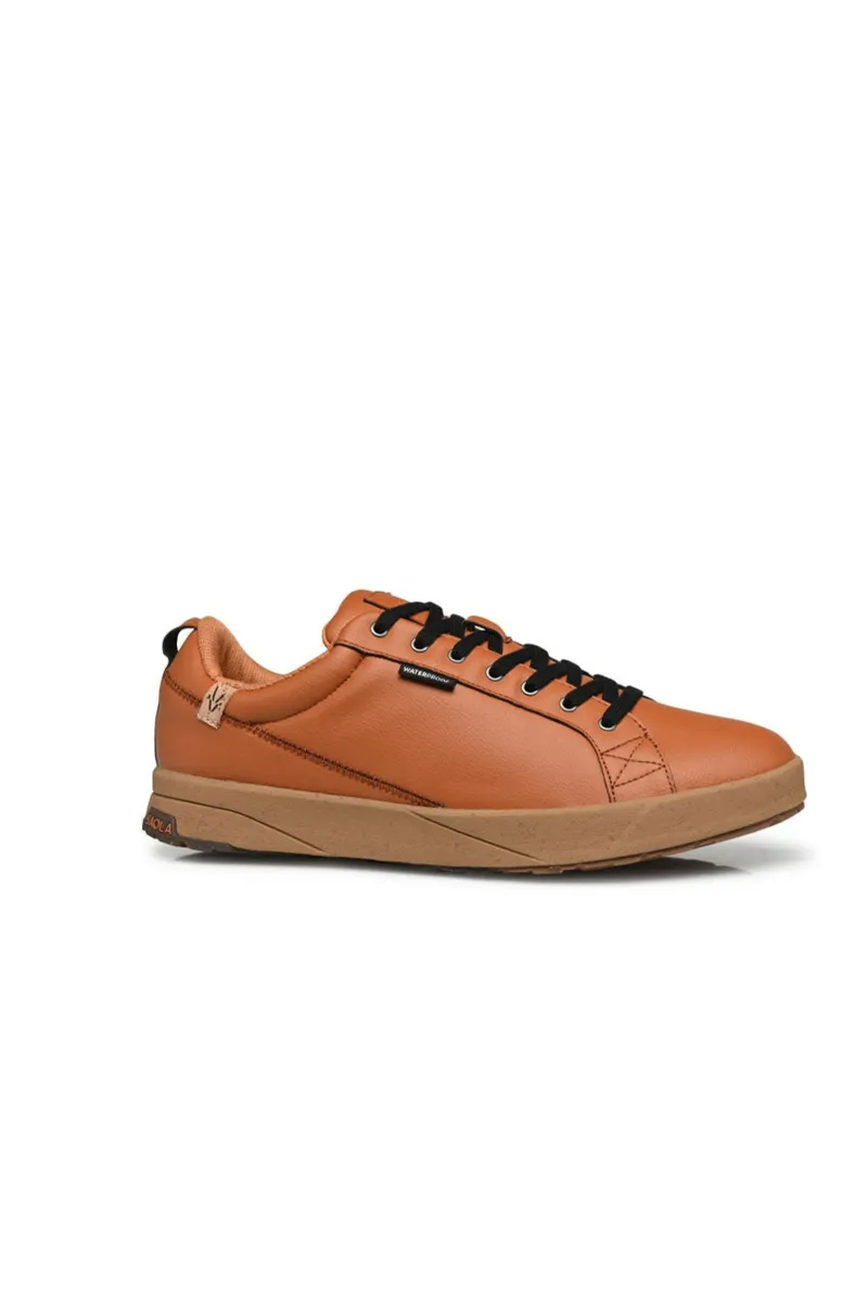 SAOLA SAOLA Herren vegan Sneaker Herren Cannon Waterproof 2.0 Caramel, Dunkelorange, – Produktbild 1 von 2
