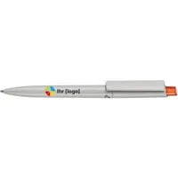 RITTER CARES RITTER CARES Kugelschreiber 'Crest Recycled' grau/clementine – Produktbild 1 von 1