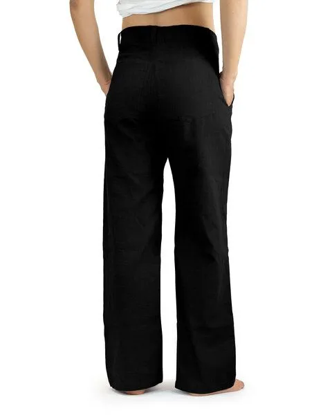 SCHAZAD Leinenhose APPROVAL von SCHAZAD, Schwarz, – Produktbild 1 von 3