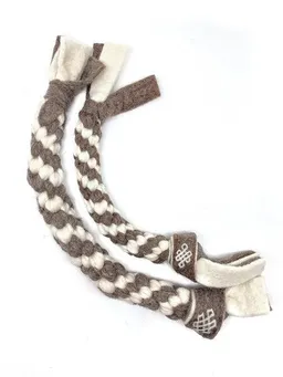 Wooliie Wooliie Endless Knot Braided Rope – handgefertigtes Spielzeug aus 100 % naturbelassener Schurwolle – Produktbild 1 von 1