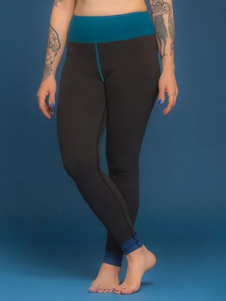 nice to meet me nice to meet me Essential Legging . Biobaumwolle, Color block agua, – Produktbild 2 von 3
