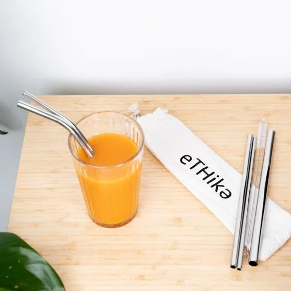 eTHikǝ eTHikǝ Edelstahl-Strohhalme im 7er-Pack – Produktbild 5 von 5
