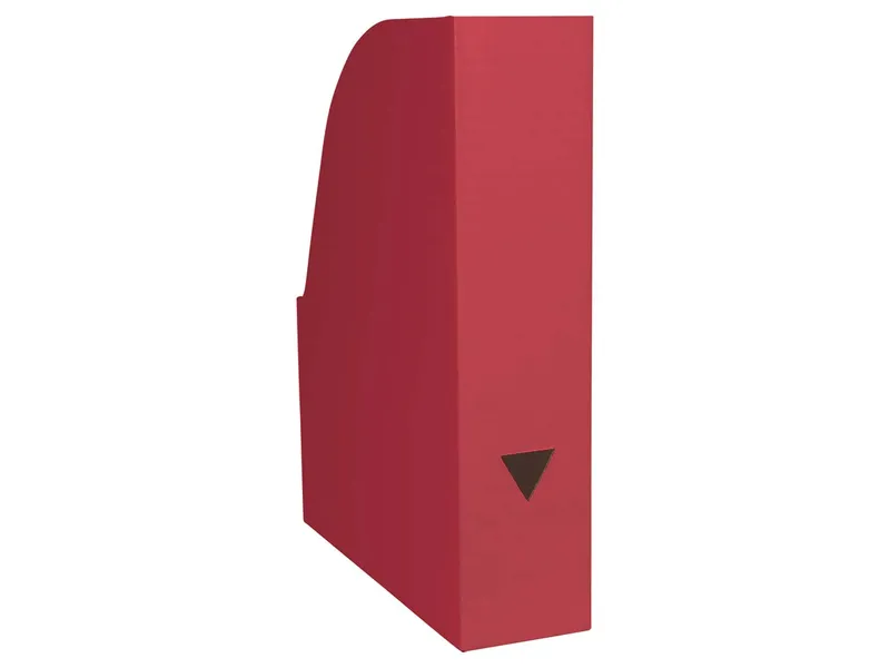Stehsammler "Color" aus Recyclingkarton DIN A4, Rot, – Produktbild 1 von 1
