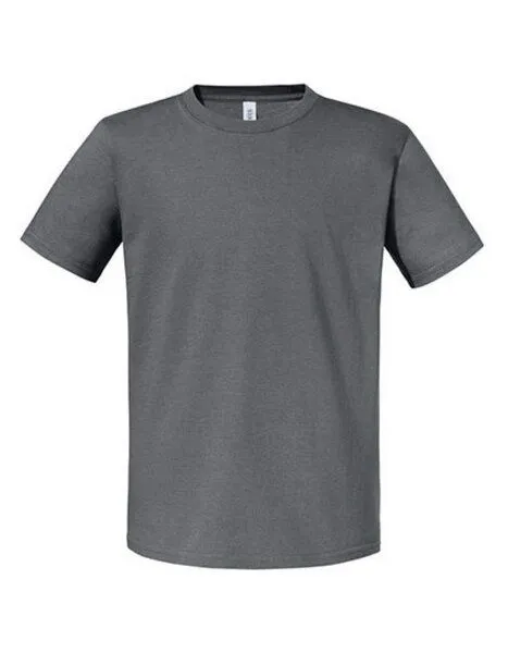 Jerzees JERZEES Reduziertes Premium Kinder T-Shirt Rundhalsausschnitt Bio - Baumwolle, Rock (grau), – Produktbild 1 von 3