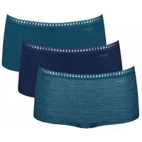 Sloggi Sloggi 3er Pack Shorts GO Crush Bio-Baumwolle, Turquoise - light combinatio, – Produktbild 1 von 1