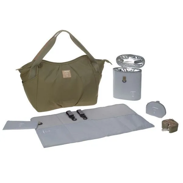 Lässig Lässig Zwillingswickeltasche Twin Bag Green Label, Olive, – Produktbild 2 von 3