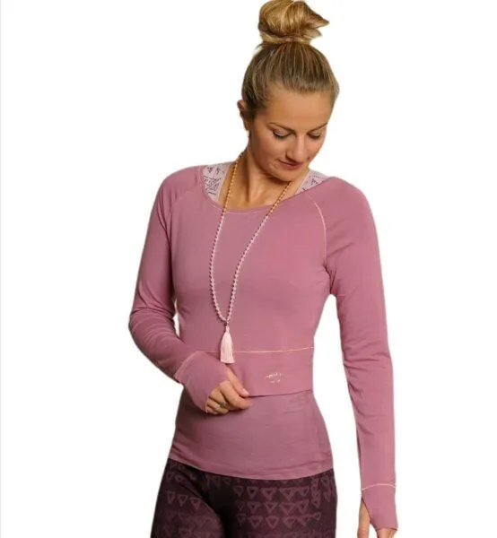 The Spirit of OM The Spirit of OM Yoga Longsleeve, Lila, – Produktbild 3 von 3