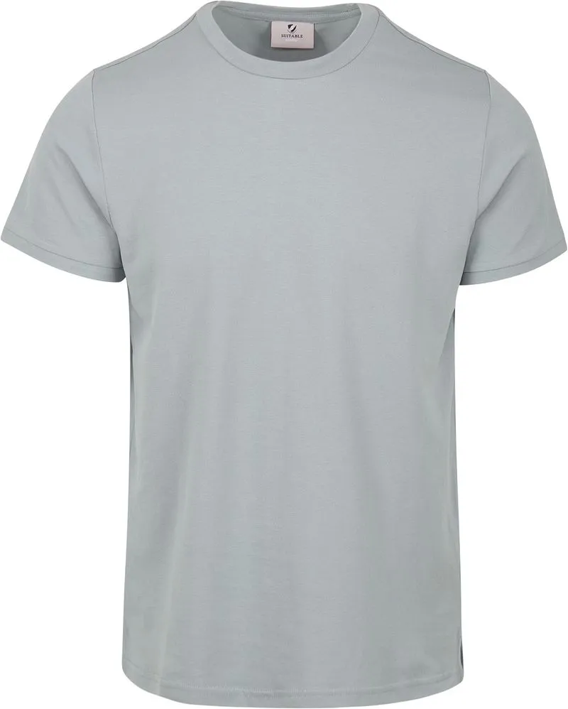 Suitable Suitable T-shirt Ono Stahlgrau - Größe XXL, Hellblau, – Produktbild 2 von 3