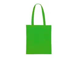 Baumwoll-Tragetaschen, hellgrün 38x42 cm mit zwei langen Henkeln – Produktbild 1 von 1