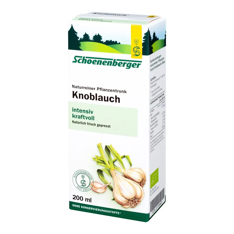 Schoenenberger Schoenenberger Knoblauch, naturreiner Pflanzentrunk – Produktbild 1 von 1
