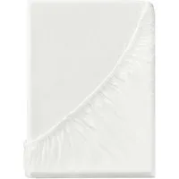 Spannbettlaken "Eco-Jersey-Interlock" aus Bio-Baumwolle 90-100 x 200 cm, weiß – Produktbild 1 von 1