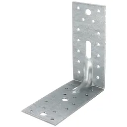 Alberts ALBERTS Schwerlast-Winkelverbinder m.Sicke, sendzimirverzinkt, TxHxB 150x150x65 mm – Produktbild 1 von 1