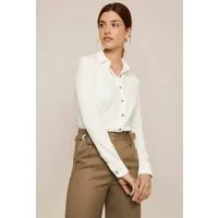 Arber Studio Arber Studio Damen vegan Zedernbluse Weiß, Weiãÿ, – Produktbild 1 von 1