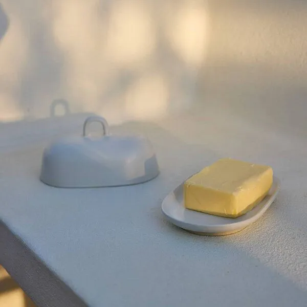 onomao onomao Butterdose - Klassik, Weiß, – Produktbild 2 von 4