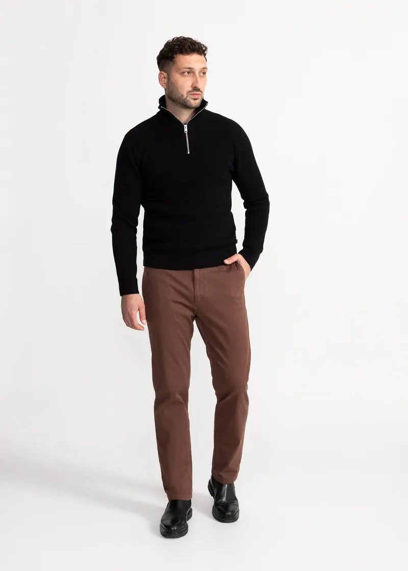 De IONESCU De IONESCU Herren vegan Hose Sinaia, Braun, – Produktbild 1 von 2